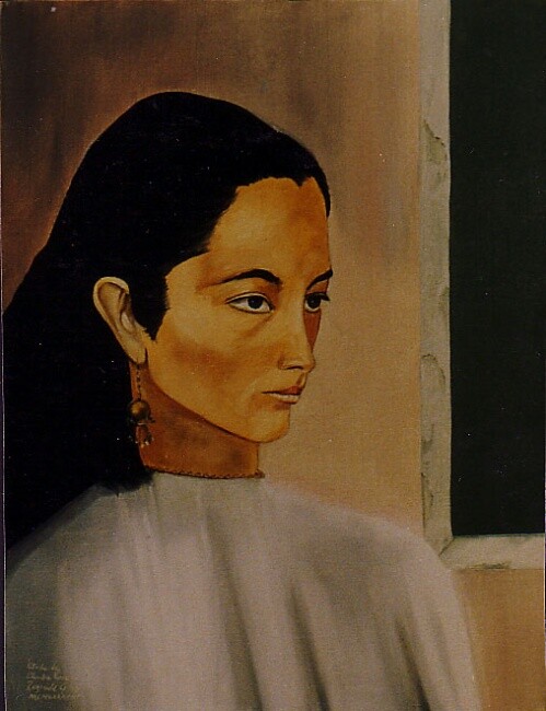 Malerei mit dem Titel "Claudia" von Reginald Gray, Original-Kunstwerk