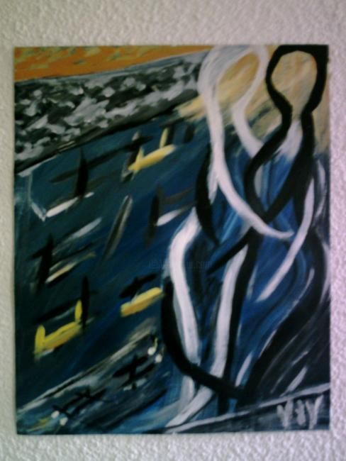 Peinture intitulée "AMANTS" par Reimer, Œuvre d'art originale,