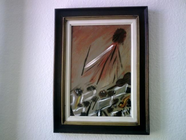 Painting titled "ORCHESTRE" by Reimer, Original Artwork