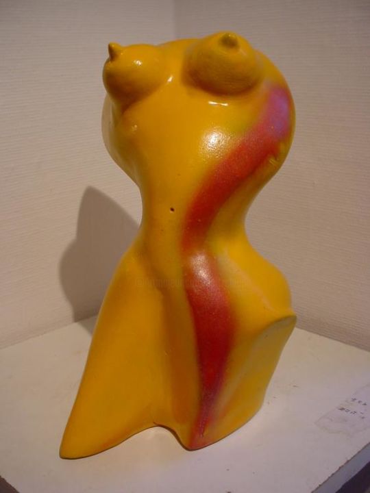 Sculpture intitulée "une flamme" par Claude Reitz, Œuvre d'art originale