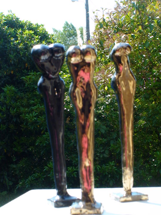 Sculpture intitulée "déesse" par Claude Reitz, Œuvre d'art originale