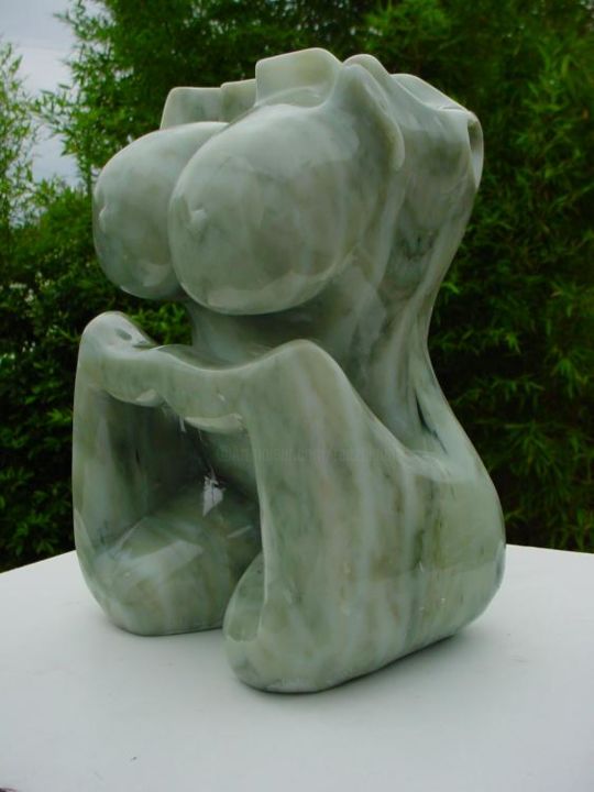 Sculpture intitulée "repose toi" par Claude Reitz, Œuvre d'art originale