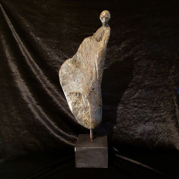 雕塑 标题为“Le Gardien d'écume” 由Réjane Lechat, 原创艺术品, 青铜