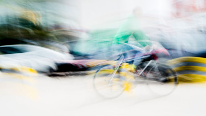 Arte digitale intitolato "An abstract bike st…" da Remi Bouclaud, Opera d'arte originale