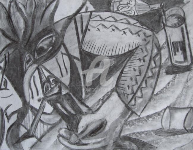 Pintura titulada "Toréador" por Remi Granier, Obra de arte original
