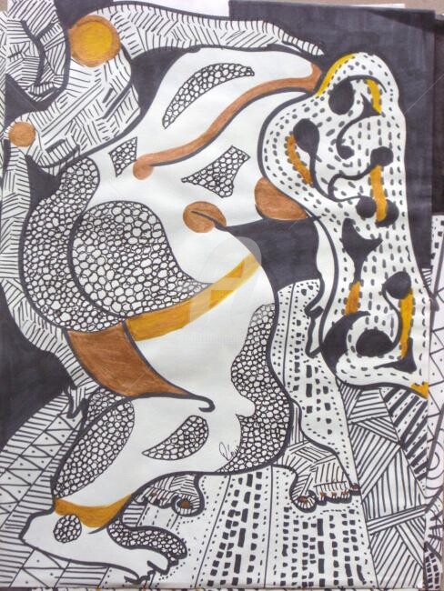 Peinture intitulée "Alors on danse?" par Remi Granier, Œuvre d'art originale