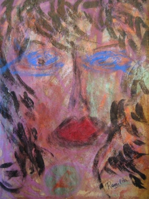 Painting titled "AUTORITTRATO 2009" by Remilda, Original Artwork