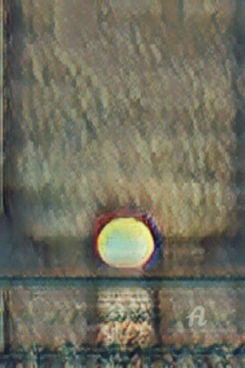 Digitale Kunst getiteld "de zon zakt" door Remond Reichwein, Origineel Kunstwerk, Digitaal Schilderwerk