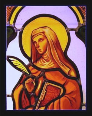 Design intitulée "Ste Thérèse d'Avilla" par Rémy Becard, Œuvre d'art originale