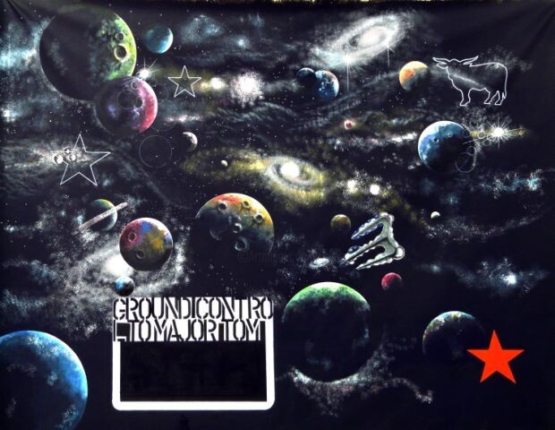 Painting titled "space01" by Remy Rault, Original Artwork