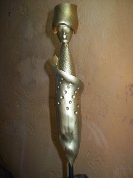 雕塑 标题为“"Chrysalide" 004” 由Rémy Jouve, 原创艺术品, 塑料