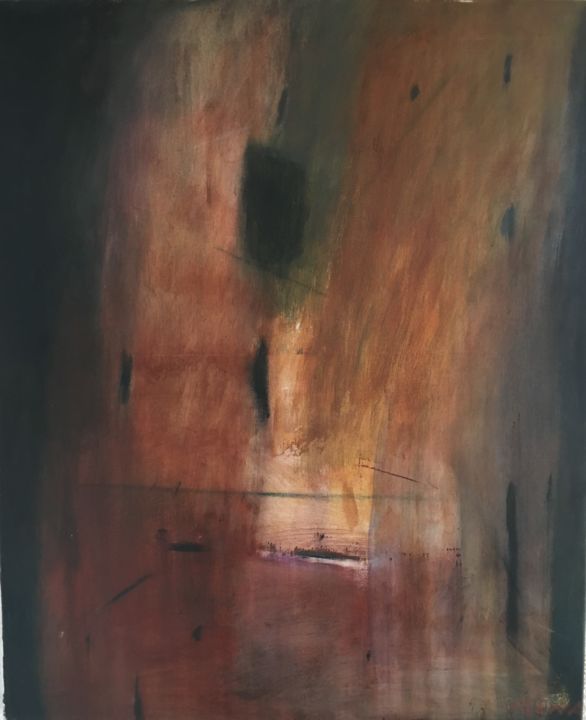 Peinture intitulée "Abstrait" par Remy Siegrist, Œuvre d'art originale, Acrylique