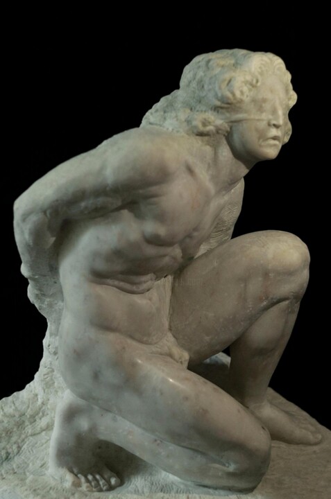 Скульптура под названием "Жертвоприношение Ис…" - Ренат Давлетшин, Подлинное произведение искусства, Камень