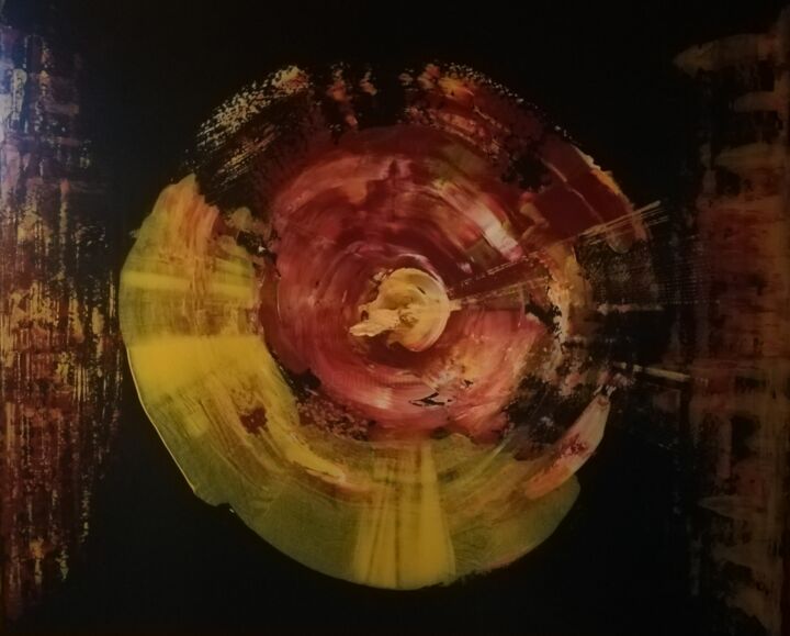 Malerei mit dem Titel "#1/2019" von Renate Spalt (Loire), Original-Kunstwerk, Acryl