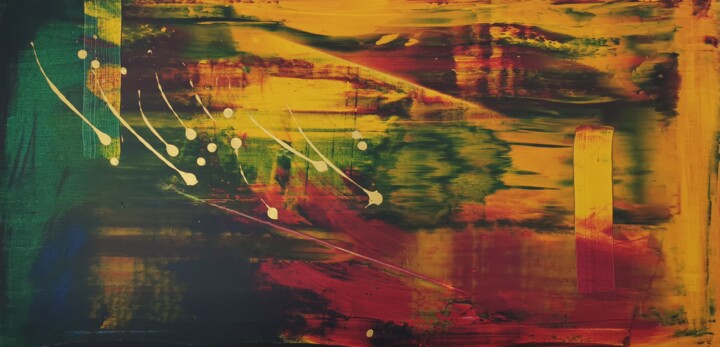 Malerei mit dem Titel "20/2023" von Renate Spalt (Loire), Original-Kunstwerk, Acryl