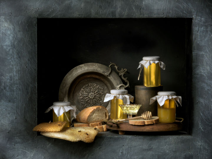Fotografia intitolato "dolce-oro-denso-2-" da Renato Marcialis, Opera d'arte originale,