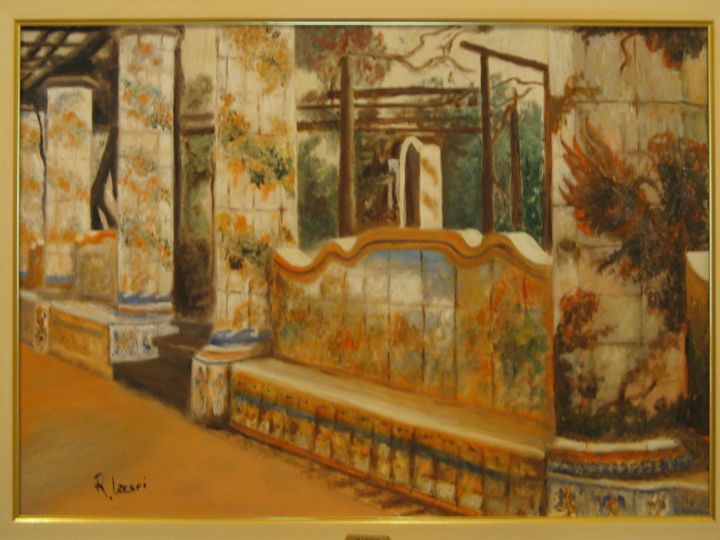 Pittura intitolato "santa-chiara.jpg" da Renato Laneri, Opera d'arte originale,