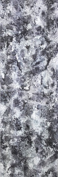 Painting titled "Obscure Clarté" by Renaud Angerville-Langlois, Original Artwork, Acrylic