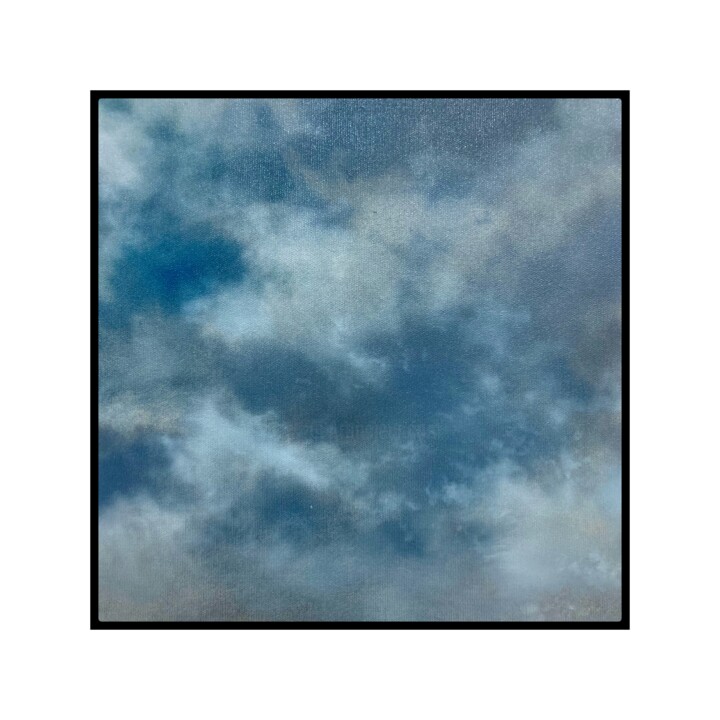 Peinture intitulée "Clouds 1" par René Büttner, Œuvre d'art originale, Huile