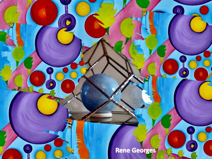 Digitale Kunst getiteld "THE CREATIVE MICROC…" door René Georges (RG.), Origineel Kunstwerk, Foto Montage