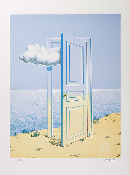 Incisioni, stampe intitolato "La Victoire" da René Magritte, Opera d'arte originale, Litografia