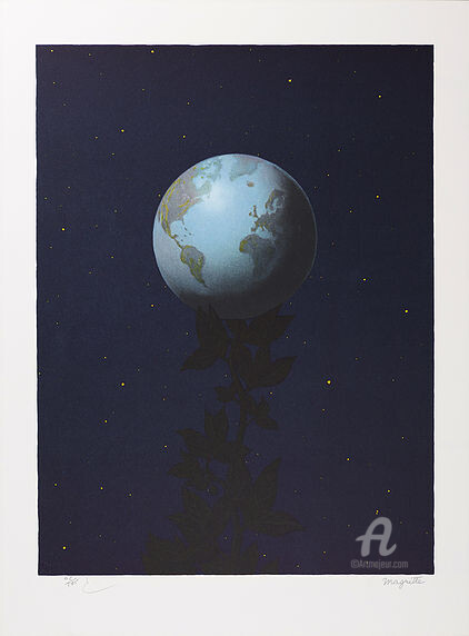印花与版画 标题为“René Magritte Le Gr…” 由René Magritte, 原创艺术品, 光刻技术
