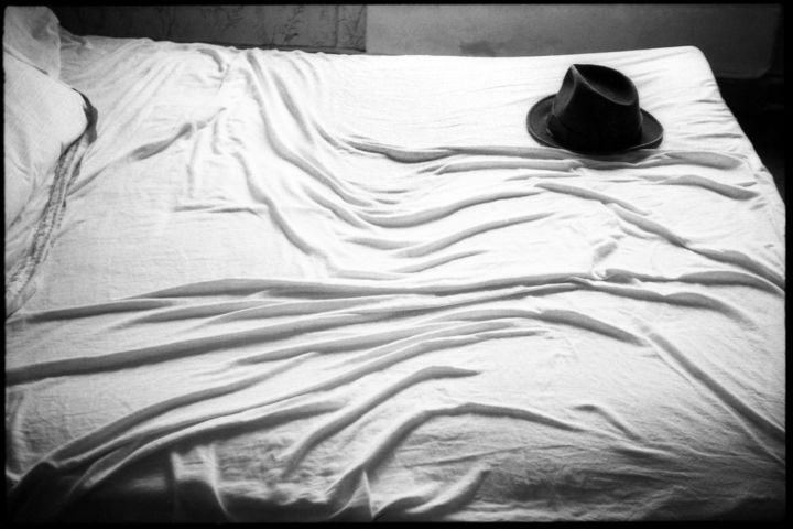 Photography titled "Hat On Bed" by René Bui, Original Artwork