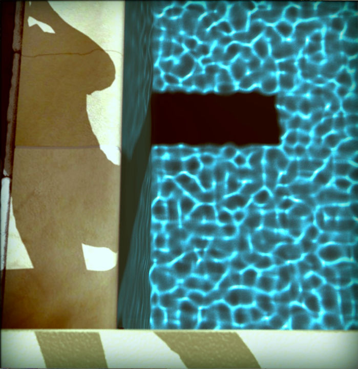 Digitale Kunst mit dem Titel "David's Pool 10e-05" von René Bui, Original-Kunstwerk, 3D Modellierung