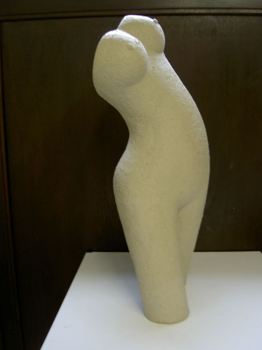 Escultura intitulada "VICKY" por Renild Schepers, Obras de arte originais, Cerâmica