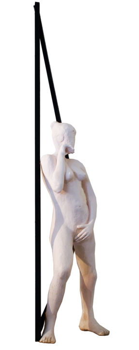 Sculptuur getiteld "Sloane" door Reno, Origineel Kunstwerk, Klei