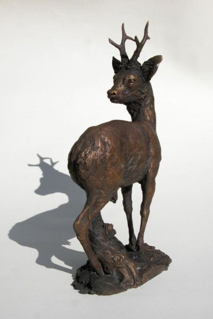 Sculpture titled "corzo" by Pedro Requejo Novoa, Original Artwork