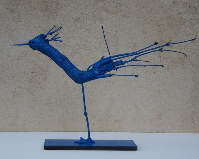 Sculpture titled "Klein Vogel" by Jean Marc Requien, Original Artwork