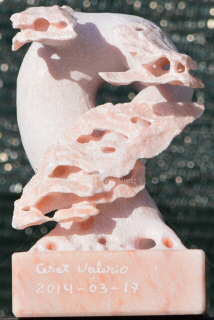 Escultura intitulada "Bonsai evo small" por Cesar Valerio, Obras de arte originais, Pedra