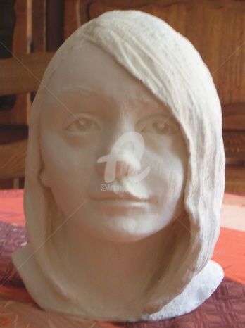 Sculpture titled "LEA" by Resan, Original Artwork, Terra cotta