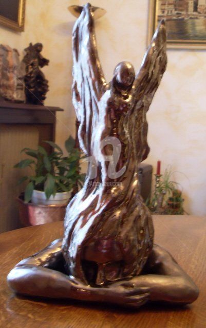 Sculpture titled "MEDITATION" by Resan, Original Artwork