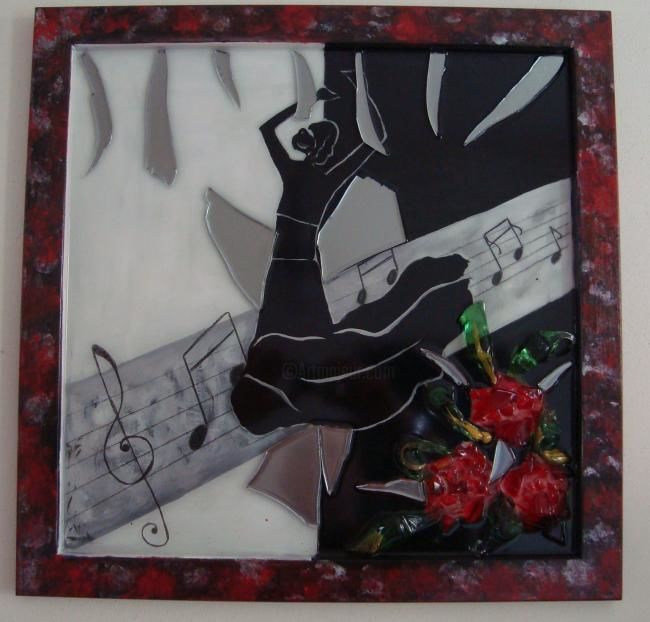 Painting titled "ballerina" by Maria Luisa Fontana, Original Artwork