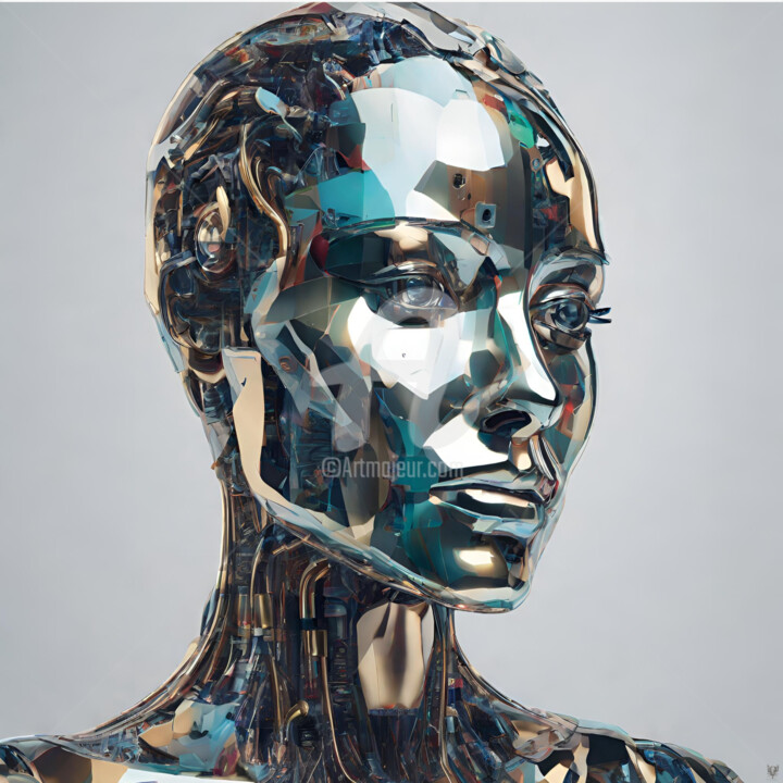 Arts numériques intitulée "Digital ART 96 - Ro…" par Reskatorsilver, Œuvre d'art originale, Impression numérique