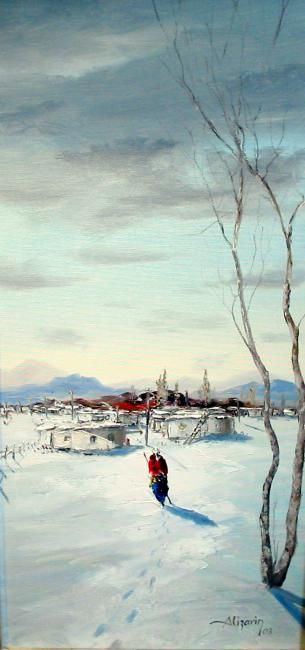 "son kar" başlıklı Tablo Resim tarafından, Orijinal sanat