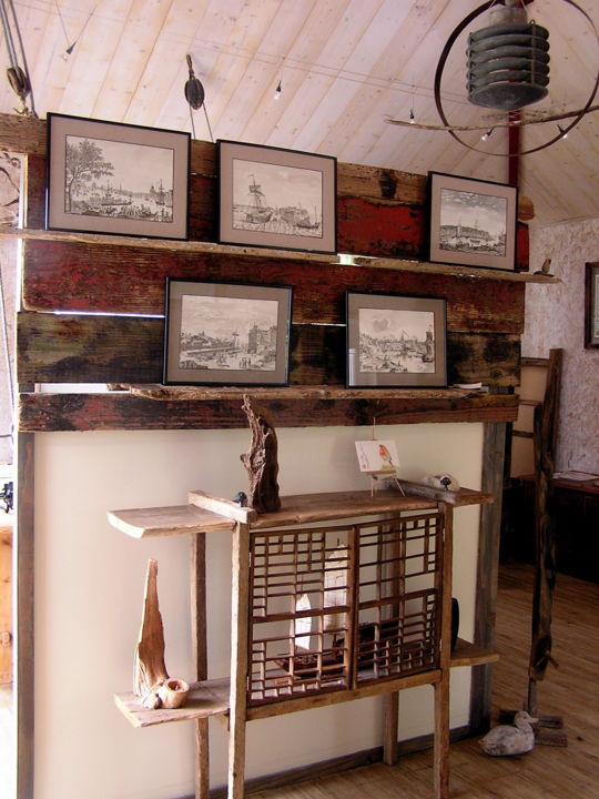 Artcraft titled "Atelier-expo côté g…" by Joël Le Jeune, Original Artwork