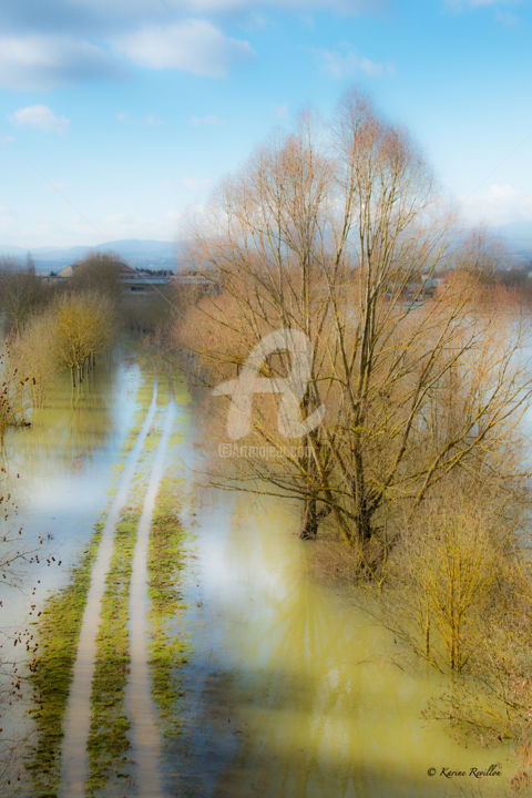 Photographie intitulée "AU BOUT DU CHEMIN" par Karine Revillon, Œuvre d'art originale, Photographie numérique