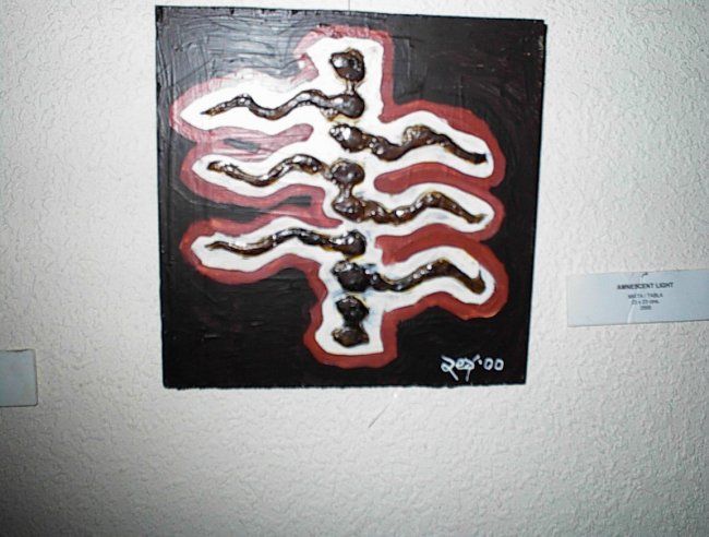 Painting titled "Amnescent light" by Rey Villamosa, Original Artwork