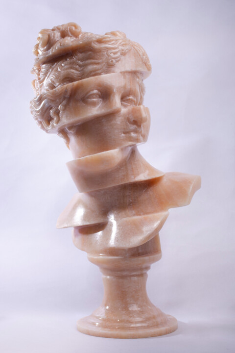 Sculpture intitulée "Venus: a Distorted…" par Reza Sedghi, Œuvre d'art originale, Pierre