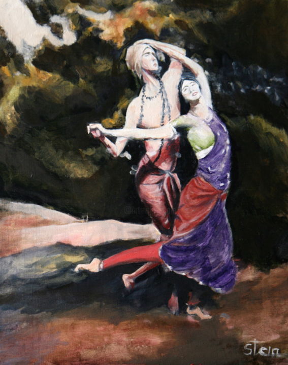 Handwerk mit dem Titel "dance1.jpg" von Gennadi Finkelstein (rfmetro), Original-Kunstwerk