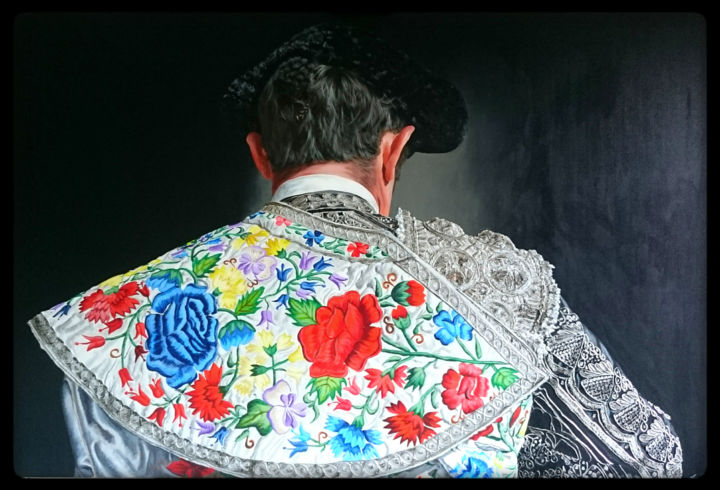 Peinture intitulée "Torero 1" par Raphael Fourneau, Œuvre d'art originale, Acrylique