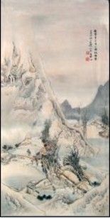 Pintura titulada "蚕月图" por Wei Shi, Obra de arte original, Oleo