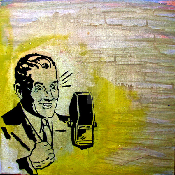 Pintura intitulada "choice weapon" por Rhodes ., Obras de arte originais,