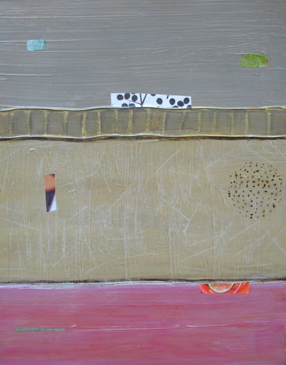 Peinture intitulée "slice-of-life-30-x2…" par Rhonda Hill, Œuvre d'art originale