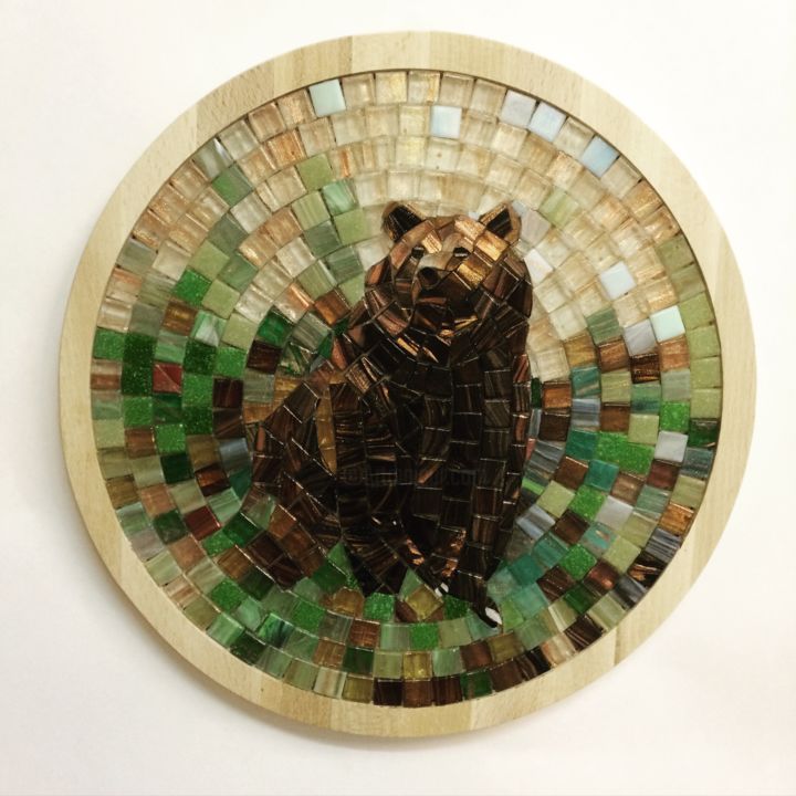 "Медведь" başlıklı Design Геннадий Чернев tarafından, Orijinal sanat, Mozaik