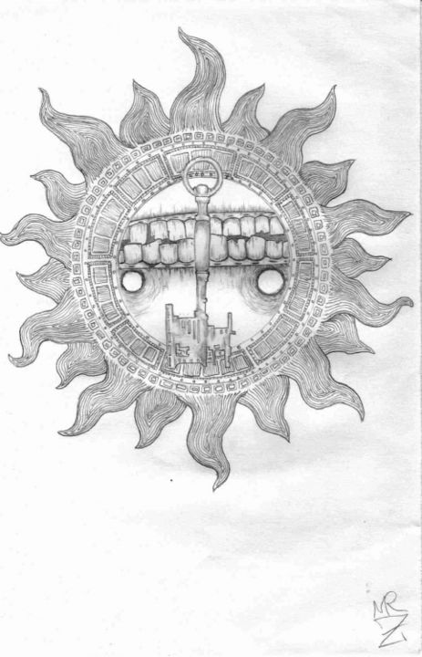 Disegno intitolato "Sunlight's the Key" da Rialzeeno, Opera d'arte originale, Altro
