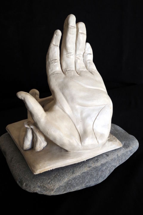Sculpture intitulée "les dés de la vie" par Josette Pellegrini, Œuvre d'art originale